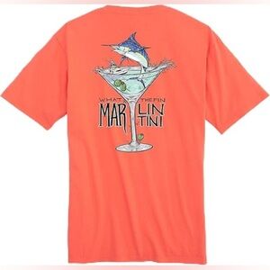 WTF WHAT THE FIN? Short-Sleeve Feels Good Soft Cotton T-Shirt - Marlintini M